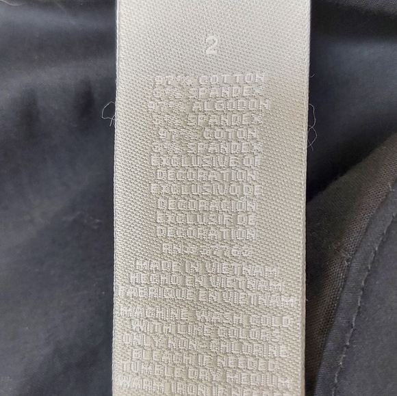 NWT Callaway Women's Black Sateen Golf Pants Size Small to Medium - Picture 7 of 7